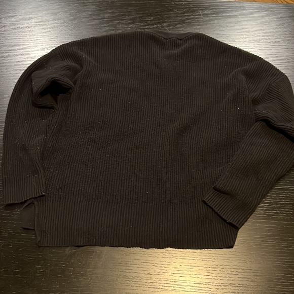 Madewell Black Thompson Pocket Pullover Sweater XL - Picture 7 of 8